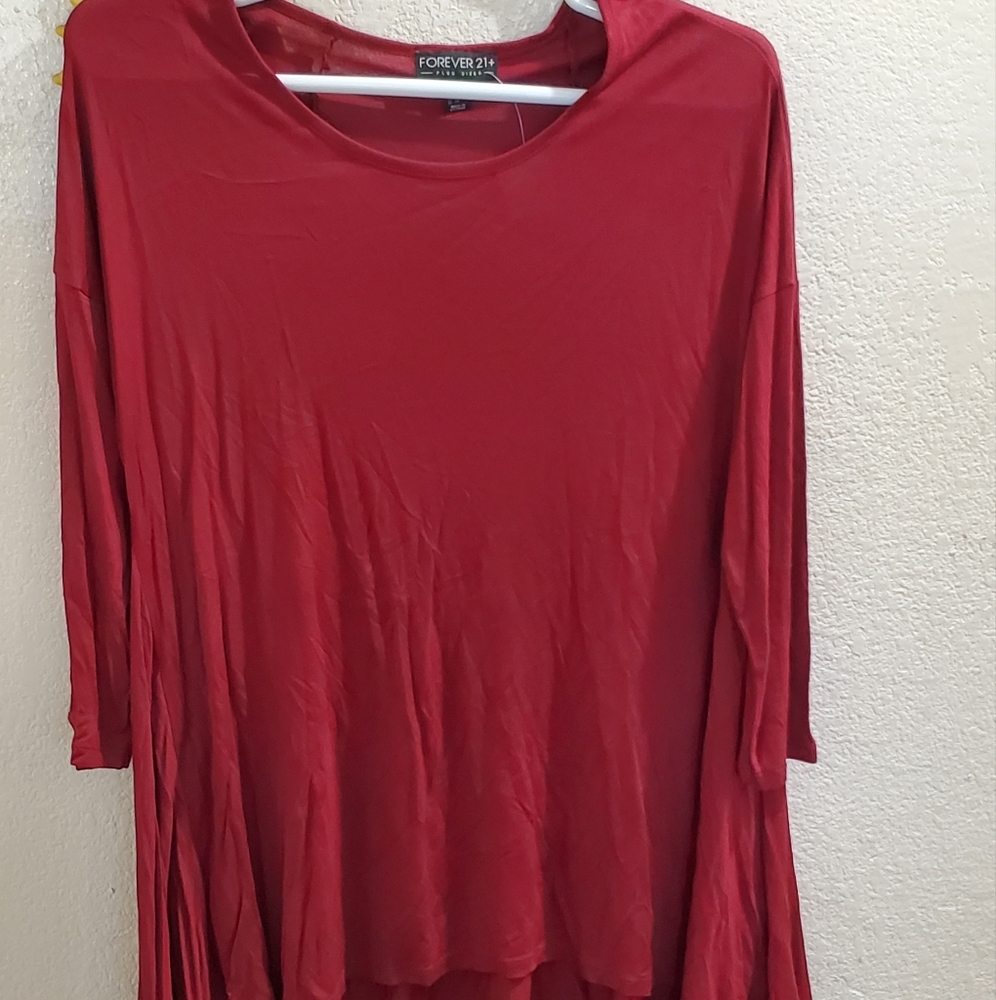Burgundy blouse